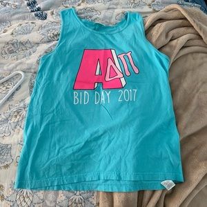 Comfort Colors Tops - Alpha delta pi tank Comfort Colors Tops - Alpha delta pi tank